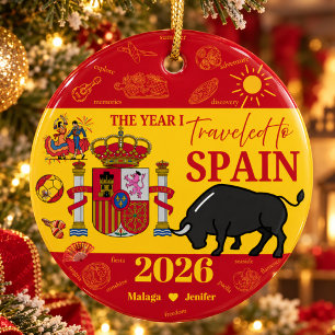 Spanje Reis Herinnering  Keramisch Ornament