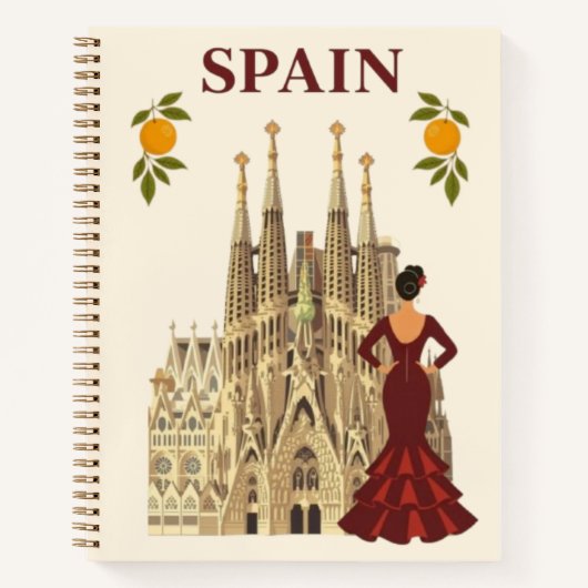 Spanje Reisnotitieboek Notitieboek (Voorkant)