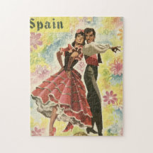 Spanje Reisposter, Flamenco Dansers