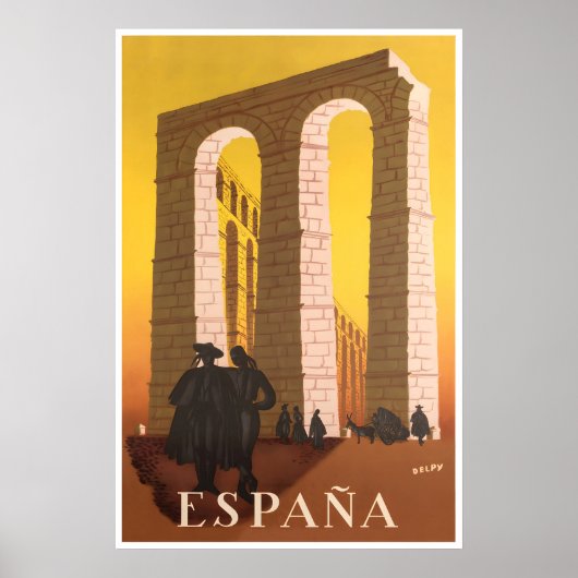 Spanje Reisposter Spaanse Kunst Henri Jacques Poster (Voorkant)