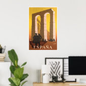 Spanje Reisposter Spaanse Kunst Henri Jacques Poster (Thuiskantoor)