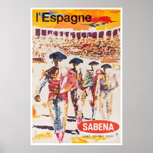 Spanje Reisposter Stierstijd Kunst Matador Poster (Voorkant)