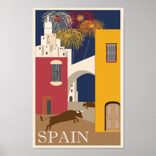 Spanje Reizen Poster 