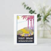  Spanje Reizen Poster Briefkaart (Staand voorkant)