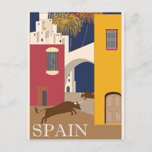 Spanje Reizen Toerisme Briefkaart
