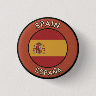 Spanje Ronde Button 3,2 Cm