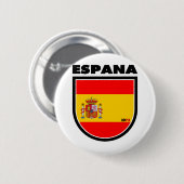 Spanje Ronde Button 5,7 Cm (Voorkant /achterkant)