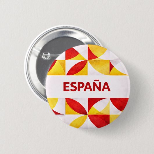 Spanje Ronde Button 5,7 Cm (Voorkant /achterkant)