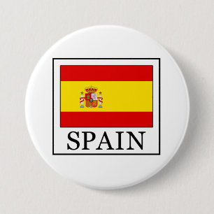 Spanje Ronde Button 7,6 Cm
