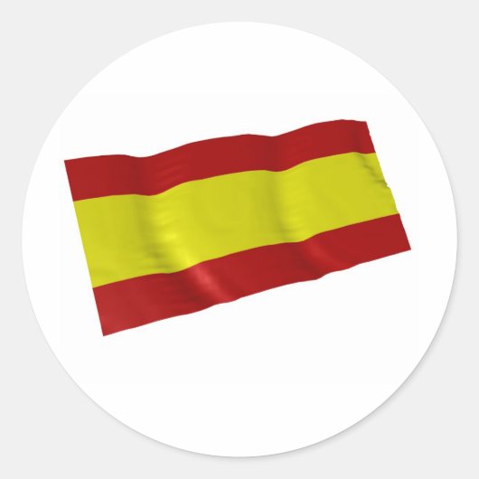 spanje ronde sticker (Voorkant)