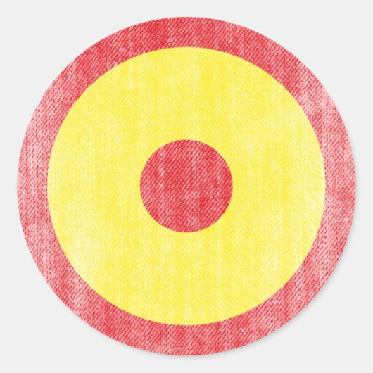 SPANJE RONDE STICKER (Voorkant)