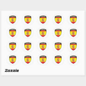 Spanje Ronde Sticker (Vel)