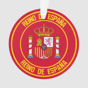 Spanje Round Emblem Ornament