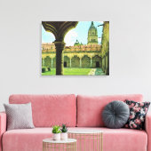 Spanje, Salamanca, Schoolterrein, Kathedraal Canvas Afdruk (Insitu (Woonkamer))