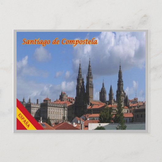 Spanje - Santiago de Compostela - Briefkaart (Voorkant)