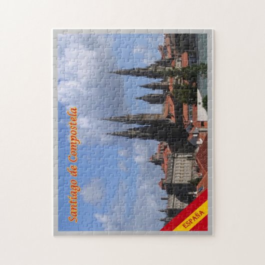 Spanje - Santiago de Compostela - Legpuzzel (Verticaal)