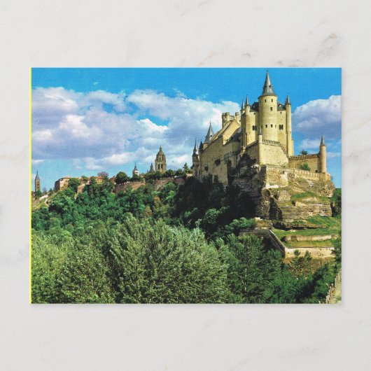  Spanje,   Segovia El Alchzar Briefkaart (Voorkant)