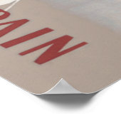 Spanje Senorita Birds Flowers Fiesta Garden Poster (Hoek)