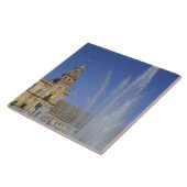 Spanje, Sevilla, Andalusië, fontein en  Tegeltje (Zijkant)