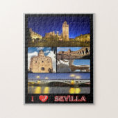 Spanje - Sevilla - I Love - Legpuzzel (Verticaal)