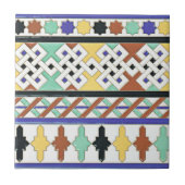 Spanje Sevillano Giralda Cenefa Ceramic Tile Tegeltje (Voorkant)