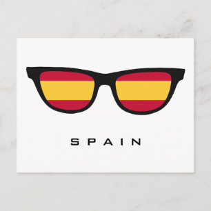 Spanje Shades aangepaste tekst & kleur briefkaart