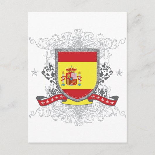 Spanje Shield Briefkaart (Voorkant)