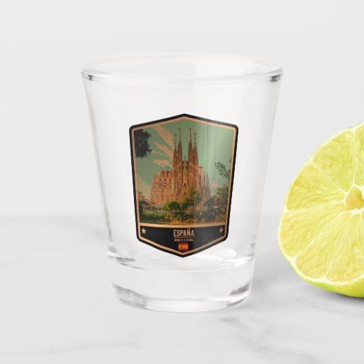 Spanje Shot Glas (Voorkant)