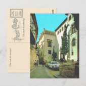 Spanje, Sitges, oude straten Briefkaart (Voorkant / Achterkant)
