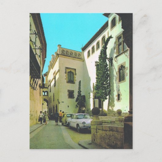 Spanje, Sitges, oude straten Briefkaart (Voorkant)