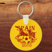Spanje sleutelhanger auto 2010 voor Espana La Roja (Voorkant)