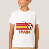 Spanje Soccer Kinder T-Shirt (Voorkant)