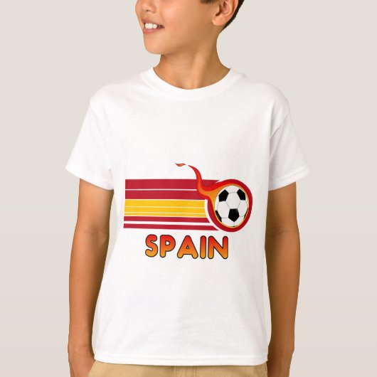 Spanje Soccer Kinder T-Shirt (Voorkant)