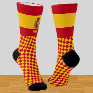 Spanje Sokken, Spaans vlag mode / sport Sokken