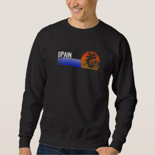 Spanje Souvenir Retro Sunset Trip Summer Vacation Trui