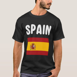 Spanje Souvenir Spaanse vlag vakantie Espana T-shirt