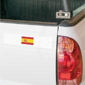 Spanje / Spaanse vlag Bumpersticker (Op Truck)