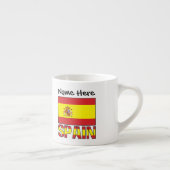 Spanje Spaanse vlag gepersonaliseerd Espresso Kop (Rechts)