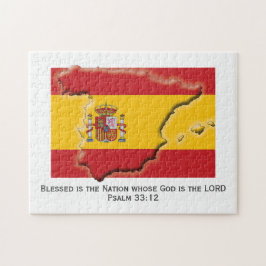 SPANJE | Spanje | Gezegende natie | SPAANSE VLAG Legpuzzel