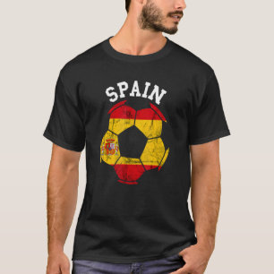 Spanje Spanje Voetbal Spaanse Roots Spaanse vlag T-shirt