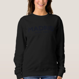 Spanje Stad Coördinaten - Madrid Trui