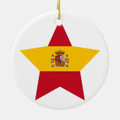Spanje Star Keramisch Ornament (Achterkant)