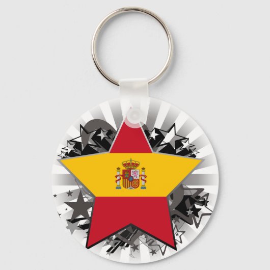 Spanje Star Sleutelhanger (Voorkant)