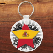 Spanje Star Sleutelhanger (Voorkant)