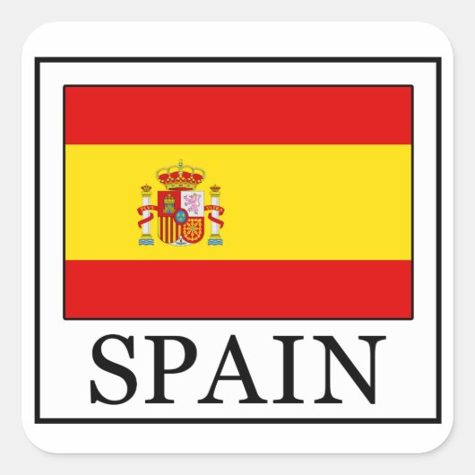 Spanje Sticker (Voorkant)