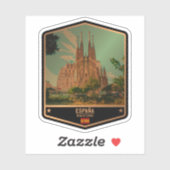 Spanje Sticker (Vel)