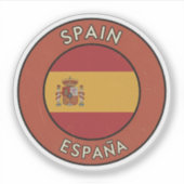 Spanje Sticker (Voorkant)