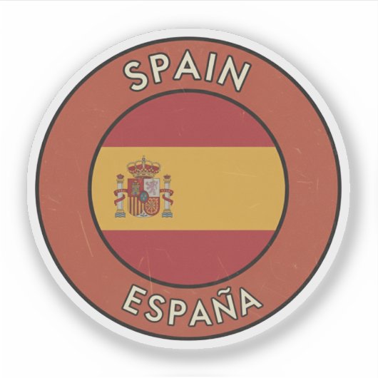 Spanje Sticker (Voorkant)