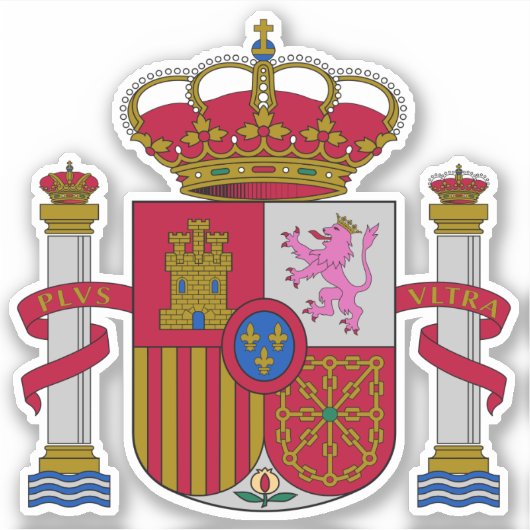 Spanje Sticker (Voorkant)