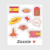 Spanje Stickers (Vel)